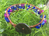 Twilight Bracelet-Handmade Jewelry, Bracelet-KicKassiesKreations-~KicKassie's Kreations~ Nature Inspired Jewelry Designs and Leather