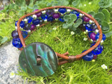 Twilight Bracelet-Handmade Jewelry, Bracelet-KicKassiesKreations-~KicKassie's Kreations~ Nature Inspired Jewelry Designs and Leather