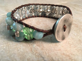 Rainy Day Bracelet-Handmade Jewelry, Bracelet-KicKassiesKreations-~KicKassie's Kreations~ Nature Inspired Jewelry Designs and Leather