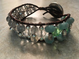 Rainy Day Bracelet-Handmade Jewelry, Bracelet-KicKassiesKreations-~KicKassie's Kreations~ Nature Inspired Jewelry Designs and Leather