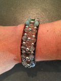 Rainy Day Bracelet-Handmade Jewelry, Bracelet-KicKassiesKreations-~KicKassie's Kreations~ Nature Inspired Jewelry Designs and Leather
