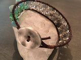 Rainy Day Bracelet-Handmade Jewelry, Bracelet-KicKassiesKreations-~KicKassie's Kreations~ Nature Inspired Jewelry Designs and Leather