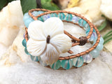 Beach Bliss Bracelet-Handmade Jewelry, Bracelet-KicKassiesKreations-~KicKassie's Kreations~ Nature Inspired Jewelry Designs and Leather