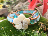 Beach Bliss Bracelet-Handmade Jewelry, Bracelet-KicKassiesKreations-~KicKassie's Kreations~ Nature Inspired Jewelry Designs and Leather