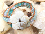 Beach Bliss Bracelet-Handmade Jewelry, Bracelet-KicKassiesKreations-~KicKassie's Kreations~ Nature Inspired Jewelry Designs and Leather