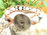 Howlite Hearts Bracelet-Handmade Jewelry, Bracelet-KicKassiesKreations-~KicKassie's Kreations~ Nature Inspired Jewelry Designs and Leather
