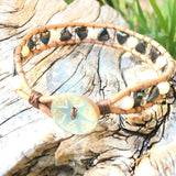 Hematite Hearts-Handmade Jewelry, Bracelet-KicKassiesKreations-~KicKassie's Kreations~ Nature Inspired Jewelry Designs and Leather