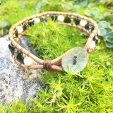 Hematite Hearts-Handmade Jewelry, Bracelet-KicKassiesKreations-~KicKassie's Kreations~ Nature Inspired Jewelry Designs and Leather