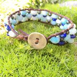 Hope Lake Bracelet-Handmade Jewelry, Bracelet-KicKassiesKreations-~KicKassie's Kreations~ Nature Inspired Jewelry Designs and Leather