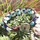 Hope Lake Bracelet-Handmade Jewelry, Bracelet-KicKassiesKreations-~KicKassie's Kreations~ Nature Inspired Jewelry Designs and Leather