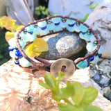 Hope Lake Bracelet-Handmade Jewelry, Bracelet-KicKassiesKreations-~KicKassie's Kreations~ Nature Inspired Jewelry Designs and Leather
