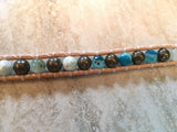 Pirate Booty Double Wrap-Handmade Jewelry, Bracelet-KicKassie'sKreations-~KicKassie's Kreations~ Nature Inspired Jewelry Designs and Leather