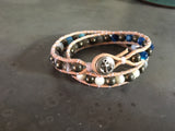 Pirate Booty Double Wrap-Handmade Jewelry, Bracelet-KicKassie'sKreations-~KicKassie's Kreations~ Nature Inspired Jewelry Designs and Leather