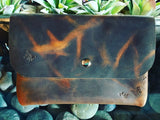~The Journey Clutch~-Leather Clutch Purse-~KicKassie'sKreations~ Nature Inspired Jewelry Designs and Leather-~KicKassie's Kreations~ Nature Inspired Jewelry Designs and Leather