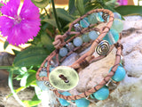 Flow Bracelet-Handmade Jewelry, Bracelet-KicKassiesKreations-~KicKassie's Kreations~ Nature Inspired Jewelry Designs and Leather