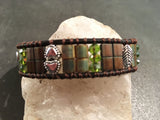 Cabin in the Woods-Handmade Jewelry, Bracelet-KicKassiesKreations-~KicKassie's Kreations~ Nature Inspired Jewelry Designs and Leather