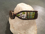 Cabin in the Woods-Handmade Jewelry, Bracelet-KicKassiesKreations-~KicKassie's Kreations~ Nature Inspired Jewelry Designs and Leather