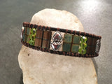 Cabin in the Woods-Handmade Jewelry, Bracelet-KicKassiesKreations-~KicKassie's Kreations~ Nature Inspired Jewelry Designs and Leather