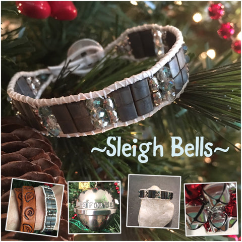Sleigh Bells-Handmade Jewelry, Bracelet-KicKassie'sKreations-~KicKassie's Kreations~ Nature Inspired Jewelry Designs and Leather