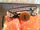 Zen Whispers-Handmade Jewelry, Bracelet-~KicKassie'sKreations~ Nature Inspired Jewelry Designs and Leather-~KicKassie's Kreations~ Nature Inspired Jewelry Designs and Leather