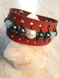 Moonlight Dance-Handmade Jewelry, Bracelet-~KicKassie'sKreations~ Nature Inspired Jewelry Designs and Leather-~KicKassie's Kreations~ Nature Inspired Jewelry Designs and Leather