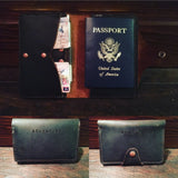 ~The Adventurer Passport Wallet~-Leather Wallet-KicKassie'sKreations-~KicKassie's Kreations~ Nature Inspired Jewelry Designs and Leather