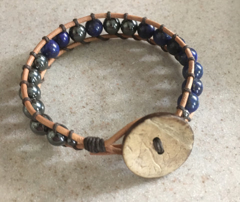The Fishing Hole-Handmade Jewelry, Bracelet-KicKassiesKreations-~KicKassie's Kreations~ Nature Inspired Jewelry Designs and Leather
