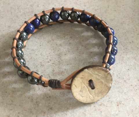 The Fishing Hole-Handmade Jewelry, Bracelet-KicKassiesKreations-~KicKassie's Kreations~ Nature Inspired Jewelry Designs and Leather
