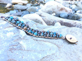 Rock Creek Bracelet-Handmade Jewelry, Bracelet-KicKassiesKreations-~KicKassie's Kreations~ Nature Inspired Jewelry Designs and Leather