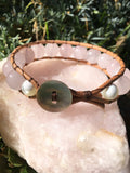 The Heart of the Fight-Handmade Jewelry, Bracelet-KicKassiesKreations-~KicKassie's Kreations~ Nature Inspired Jewelry Designs and Leather