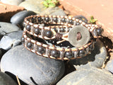 Nature's Reflections-Handmade Jewelry, Bracelet-KicKassiesKreations-~KicKassie's Kreations~ Nature Inspired Jewelry Designs and Leather