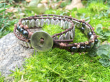 Fibonacci in Nature-Handmade Jewelry, Bracelet-KicKassiesKreations-~KicKassie's Kreations~ Nature Inspired Jewelry Designs and Leather