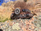 Everything's Coming up Flowers bracelet.-Handmade Jewelry, Bracelet-KicKassiesKreations-~KicKassie's Kreations~ Nature Inspired Jewelry Designs and Leather