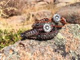 Everything's Coming up Flowers bracelet.-Handmade Jewelry, Bracelet-KicKassiesKreations-~KicKassie's Kreations~ Nature Inspired Jewelry Designs and Leather