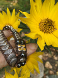 Fibonacci in Nature-Handmade Jewelry, Bracelet-KicKassiesKreations-~KicKassie's Kreations~ Nature Inspired Jewelry Designs and Leather