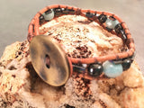 Crater Lake Bracelet-Handmade Jewelry, Bracelet-KicKassiesKreations-~KicKassie's Kreations~ Nature Inspired Jewelry Designs and Leather