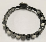 The Suspenseful Storm-Handmade Jewelry, Bracelet-KicKassiesKreations-~KicKassie's Kreations~ Nature Inspired Jewelry Designs and Leather