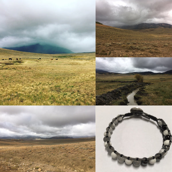 The Suspenseful Storm-Handmade Jewelry, Bracelet-KicKassiesKreations-~KicKassie's Kreations~ Nature Inspired Jewelry Designs and Leather